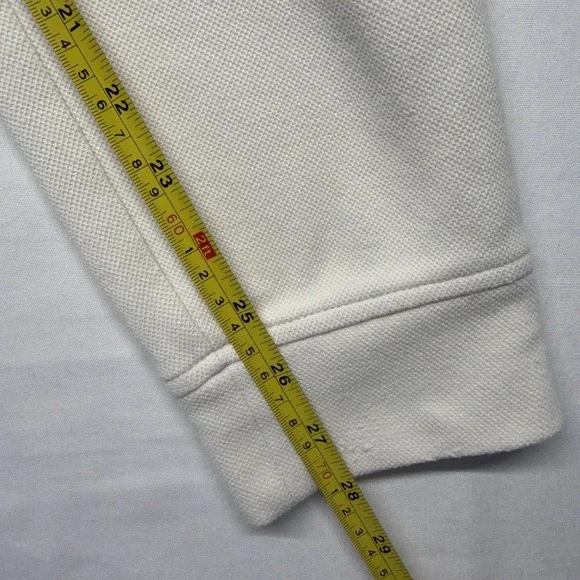 Polo Ralph Lauren Double Knit Jogger Pant Mens Medium Cream Pony Logo Athleisure - Picture 13 of 14